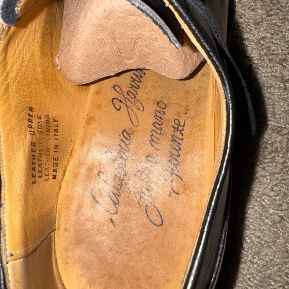 Shoes Leather dress shoes size 11,5 men’s Harris Firenze / Made in Italy - Picture 10 of 10